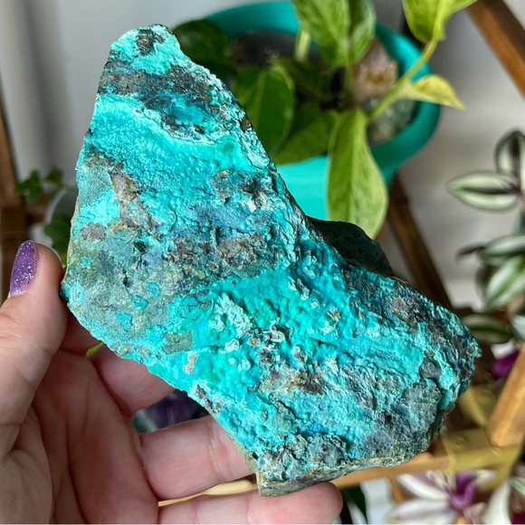 🌊Raw Chrysocolla Malachite Crystal Specimen DR Congo🌊 - Picture 6 of 6
